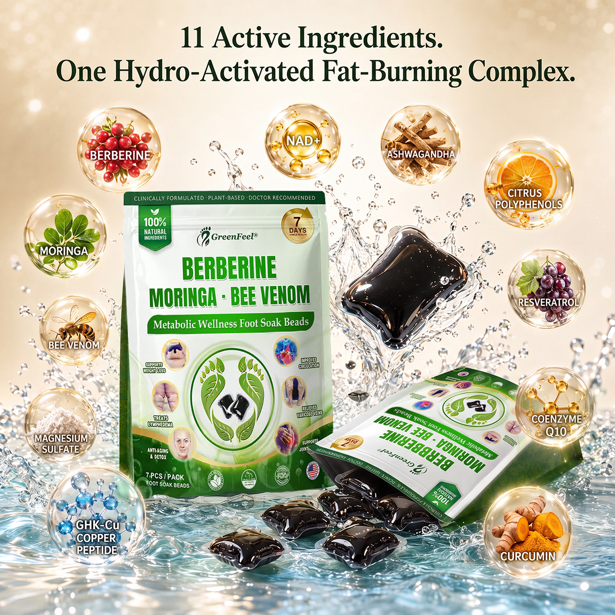 🇺🇸👩‍⚕️𝐎𝐟𝐟𝐢𝐜𝐢𝐚𝐥 𝐁𝐫𝐚𝐧𝐝 𝐒𝐭𝐨𝐫𝐞 |🌿𝑮𝒓𝒆𝒆𝒏𝑭𝒆𝒆𝒍® 𝑩𝒆𝒓𝒃𝒆𝒓𝒊𝒏𝒆 𝑴𝒐𝒓𝒊𝒏𝒈𝒂- 𝑩𝒆𝒆 𝑽𝒆𝒏𝒐𝒎 Metabolic Wellness Foot Soak Beads