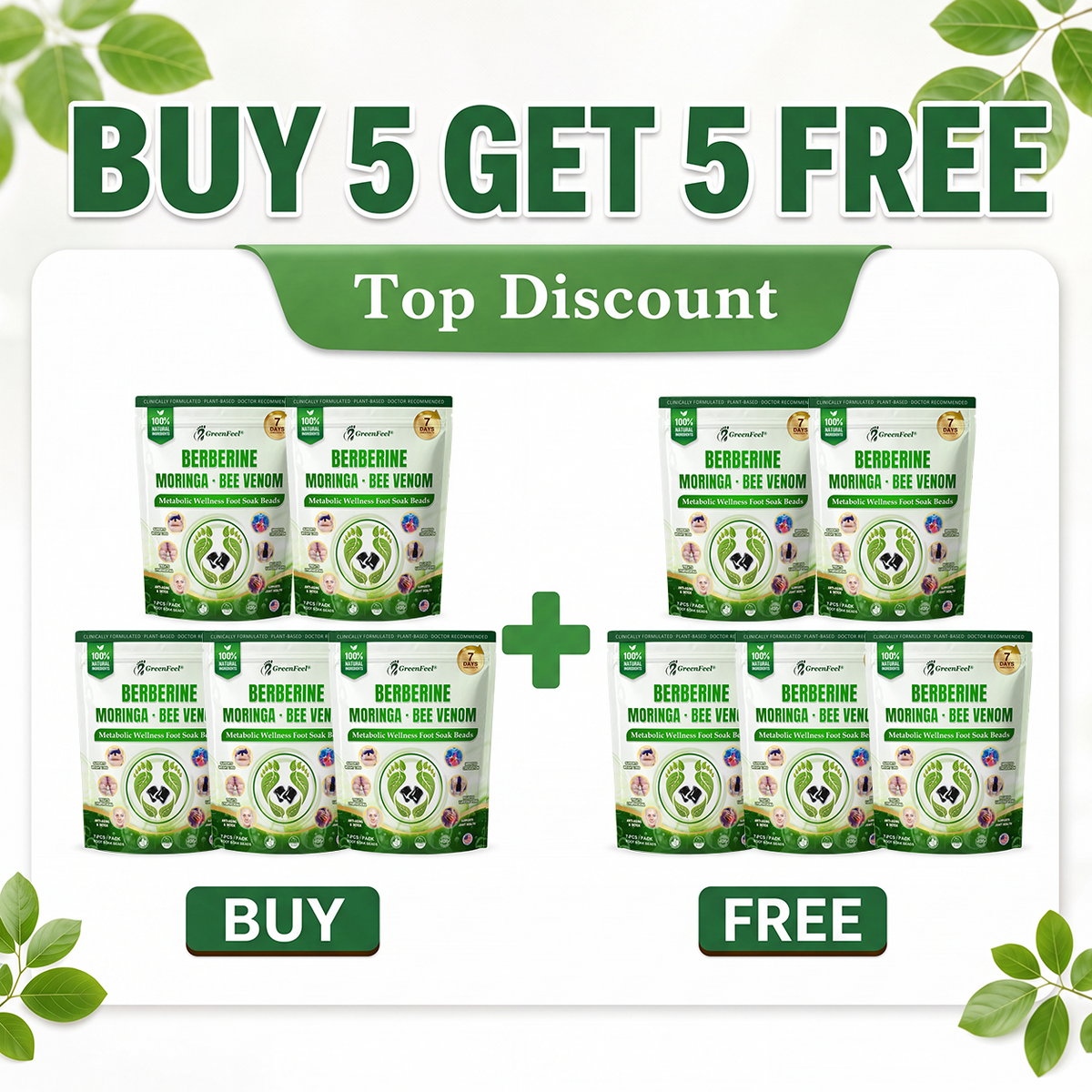 🇺🇸👩‍⚕️𝐎𝐟𝐟𝐢𝐜𝐢𝐚𝐥 𝐁𝐫𝐚𝐧𝐝 𝐒𝐭𝐨𝐫𝐞 |🌿𝑮𝒓𝒆𝒆𝒏𝑭𝒆𝒆𝒍® 𝑩𝒆𝒓𝒃𝒆𝒓𝒊𝒏𝒆 𝑴𝒐𝒓𝒊𝒏𝒈𝒂- 𝑩𝒆𝒆 𝑽𝒆𝒏𝒐𝒎 Metabolic Wellness Foot Soak Beads