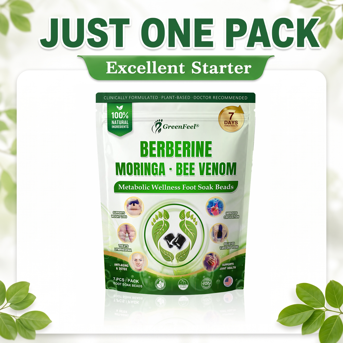 🇺🇸👩‍⚕️𝐎𝐟𝐟𝐢𝐜𝐢𝐚𝐥 𝐁𝐫𝐚𝐧𝐝 𝐒𝐭𝐨𝐫𝐞 |🌿𝑮𝒓𝒆𝒆𝒏𝑭𝒆𝒆𝒍® 𝑩𝒆𝒓𝒃𝒆𝒓𝒊𝒏𝒆 𝑴𝒐𝒓𝒊𝒏𝒈𝒂- 𝑩𝒆𝒆 𝑽𝒆𝒏𝒐𝒎 Metabolic Wellness Foot Soak Beads
