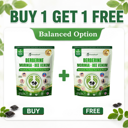 🇺🇸👩‍⚕️𝐎𝐟𝐟𝐢𝐜𝐢𝐚𝐥 𝐁𝐫𝐚𝐧𝐝 𝐒𝐭𝐨𝐫𝐞 |🌿𝑮𝒓𝒆𝒆𝒏𝑭𝒆𝒆𝒍® 𝑩𝒆𝒓𝒃𝒆𝒓𝒊𝒏𝒆 𝑴𝒐𝒓𝒊𝒏𝒈𝒂- 𝑩𝒆𝒆 𝑽𝒆𝒏𝒐𝒎 Metabolic Wellness Foot Soak Beads