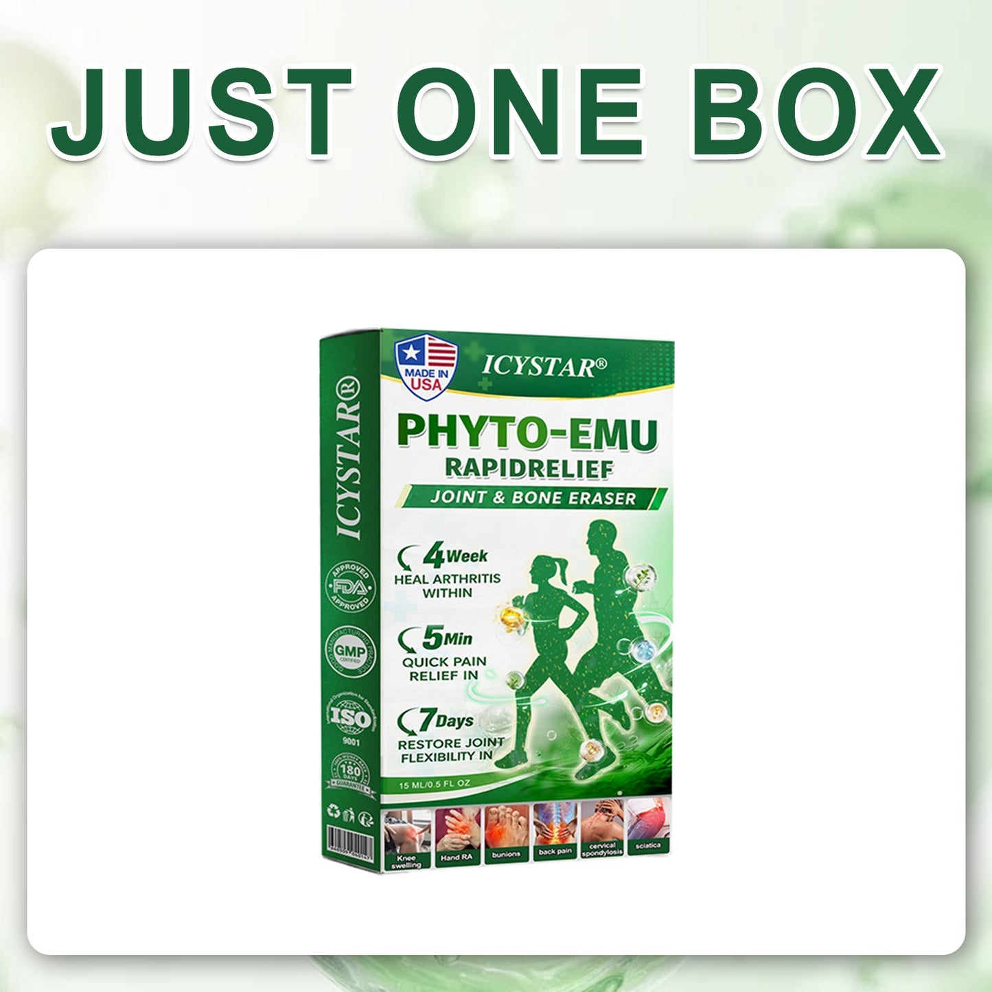 Limited to 10 packs 🌟 ICYSTAR®—Exclusive 30% discount, reclaim your pain-free mobility! A rare opportunity — won't be available again until next year, don’t miss out! 180-Day Money-Back Guarantee, full refund with absolutely no risk!